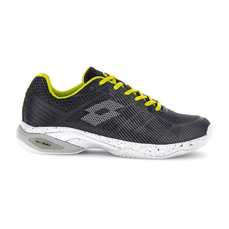 Zapatillas Tenis Lotto Mirage 300 III CLY Hombre Negras Blancas Verde | JH196609A9