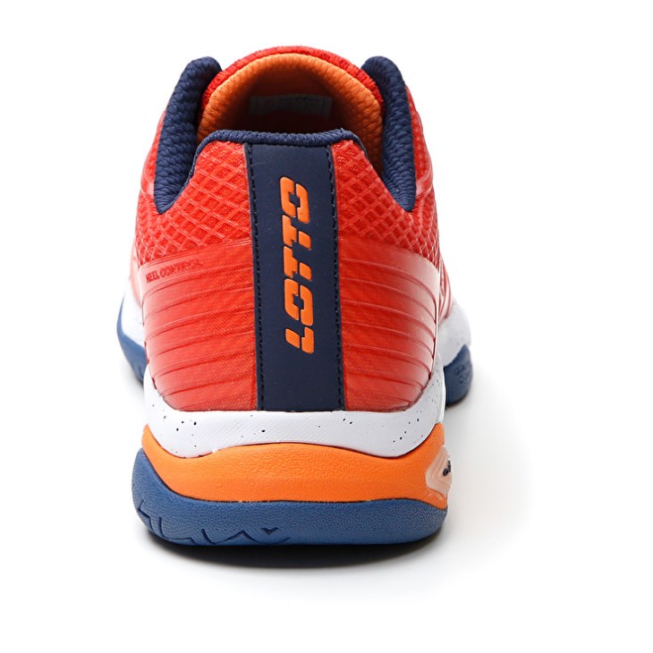 Zapatillas Tenis Lotto Mirage 300 III SPD Hombre Naranjas Blancas | MT039643F7