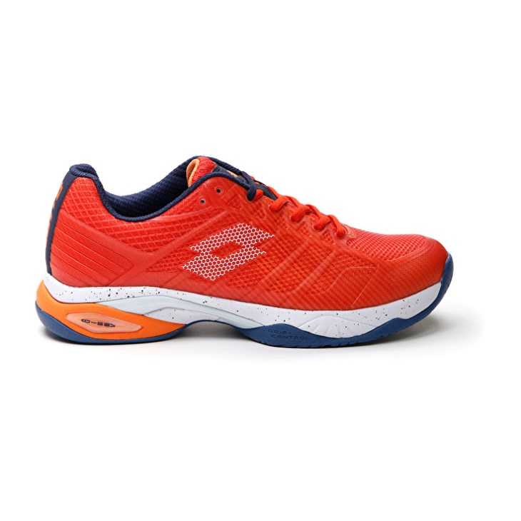 Zapatillas Tenis Lotto Mirage 300 III SPD Hombre Naranjas Blancas | MT039643F7