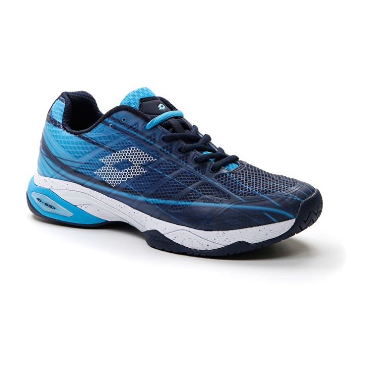 Zapatillas Tenis Lotto Mirage 300 SPD Hombre Azul Marino Azules Blancas Azules | TO797419I2