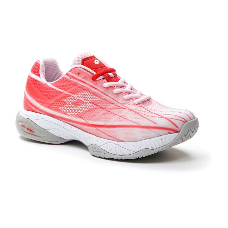 Zapatillas Tenis Lotto Mirage 300 SPD W Mujer Rosas Blancas Rojas | PT931753H5