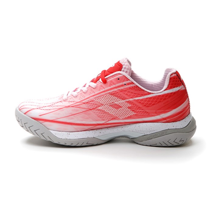 Zapatillas Tenis Lotto Mirage 300 SPD W Mujer Rosas Blancas Rojas | PT931753H5