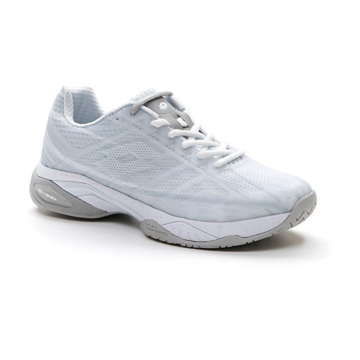 Zapatillas Tenis Lotto Mirage 300 SPD W Mujer Blancas Plateadas | LG195279T9
