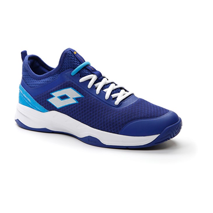 Zapatillas Tenis Lotto Mirage 500 II ALR Hombre Azules Blancas Azules | BG134813Q4