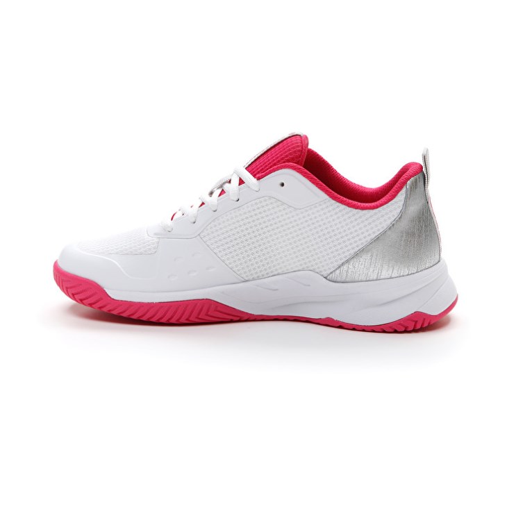 Zapatillas Tenis Lotto Mirage 600 ALR W Mujer Blancas Plateadas Rosas | DK603990J4