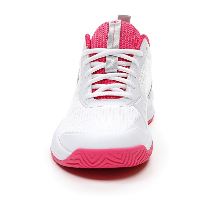 Zapatillas Tenis Lotto Mirage 600 ALR W Mujer Blancas Plateadas Rosas | DK603990J4