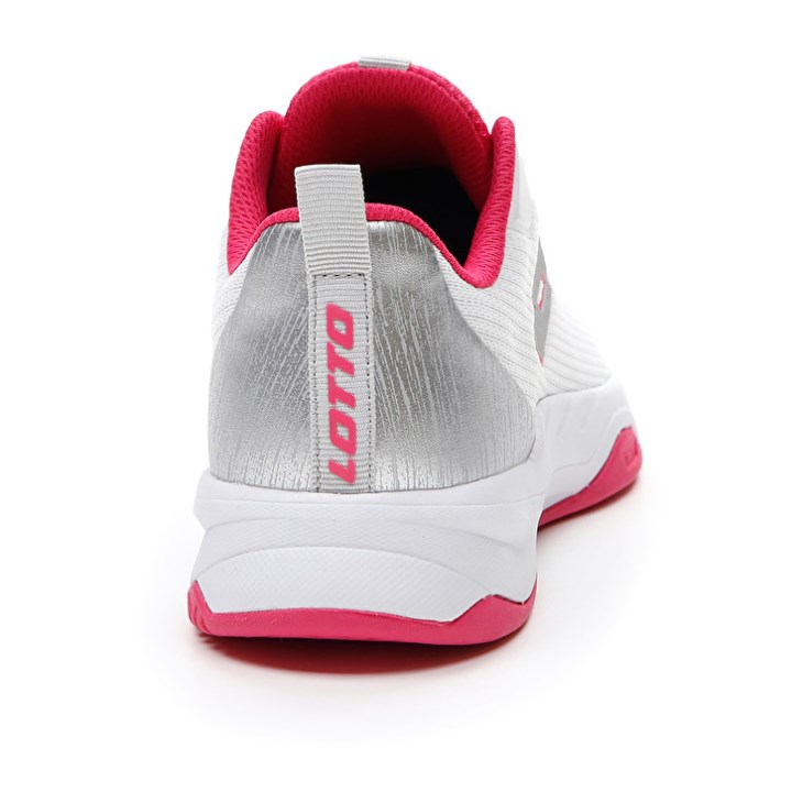Zapatillas Tenis Lotto Mirage 600 ALR W Mujer Blancas Plateadas Rosas | DK603990J4