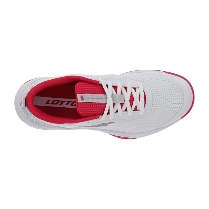 Zapatillas Tenis Lotto Mirage 600 ALR W Mujer Blancas Plateadas Rosas | DK603990J4