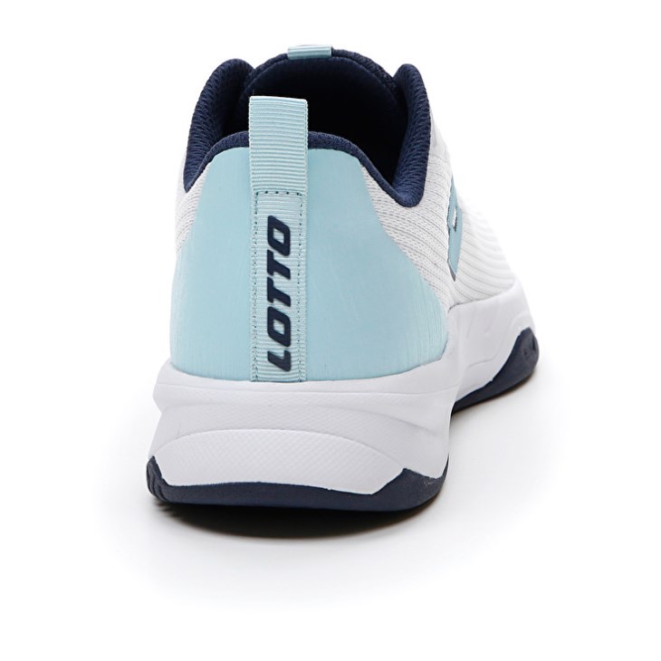 Zapatillas Tenis Lotto Mirage 600 ALR W Mujer Blancas Azules Azul Marino Azules | WU479507U4