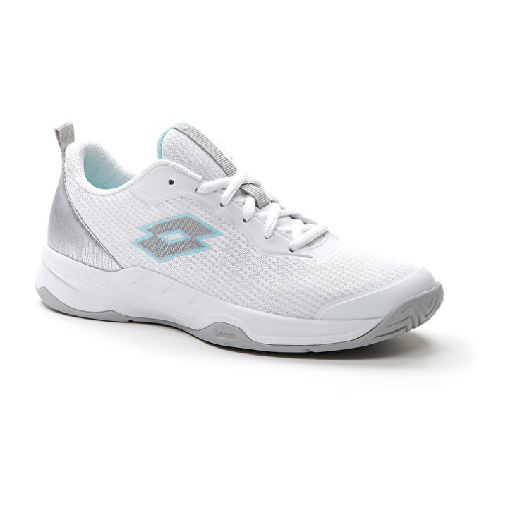 Zapatillas Tenis Lotto Mirage 600 ALR W Mujer Blancas Plateadas Azules | IY617651X3