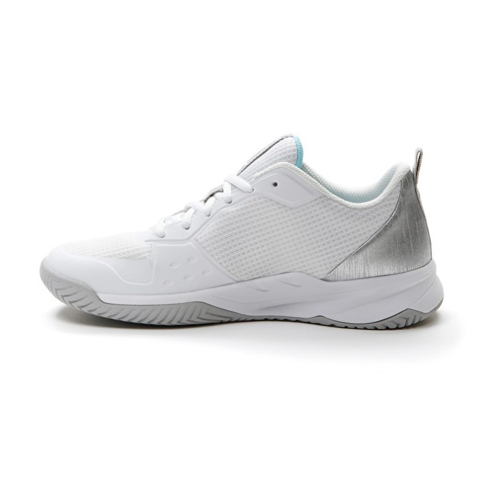 Zapatillas Tenis Lotto Mirage 600 ALR W Mujer Blancas Plateadas Azules | IY617651X3