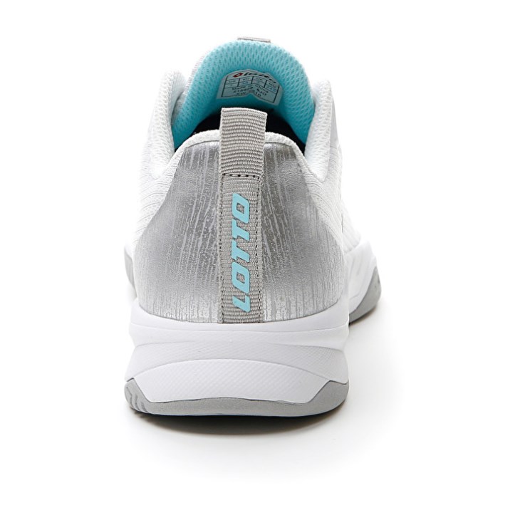 Zapatillas Tenis Lotto Mirage 600 ALR W Mujer Blancas Plateadas Azules | IY617651X3