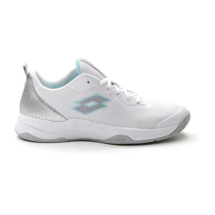 Zapatillas Tenis Lotto Mirage 600 ALR W Mujer Blancas Plateadas Azules | IY617651X3