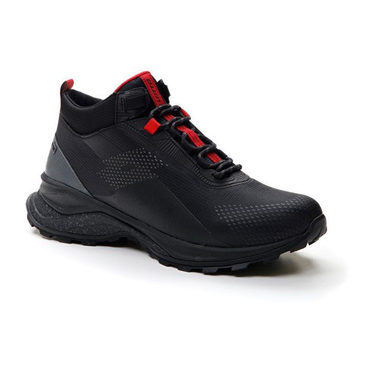 Zapatillas Trail Running Lotto Moonrun 300 II Mid HD Hombre Negras | UL510981M3