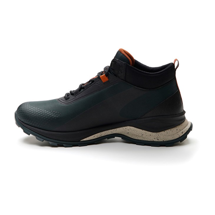 Zapatillas Trail Running Lotto Moonrun 300 II Mid HD Hombre Verde Gris Negras | UN802700Q2