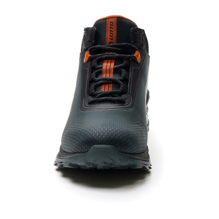 Zapatillas Trail Running Lotto Moonrun 300 II Mid HD Hombre Verde Gris Negras | UN802700Q2