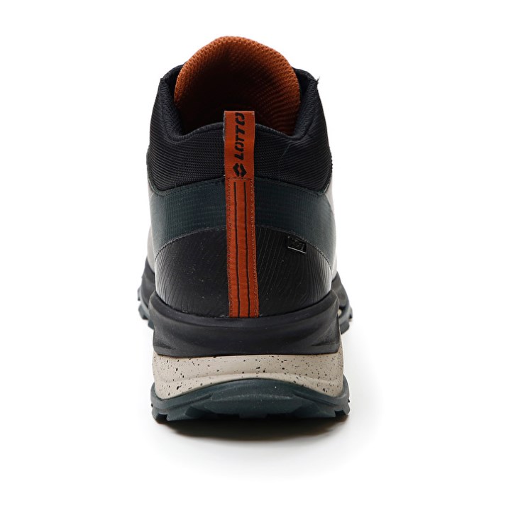 Zapatillas Trail Running Lotto Moonrun 300 II Mid HD Hombre Verde Gris Negras | UN802700Q2