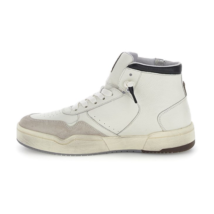 Zapatillas de Baloncesto Lotto Hoop Stars High Suede Hombre Blancas | KW713771N9