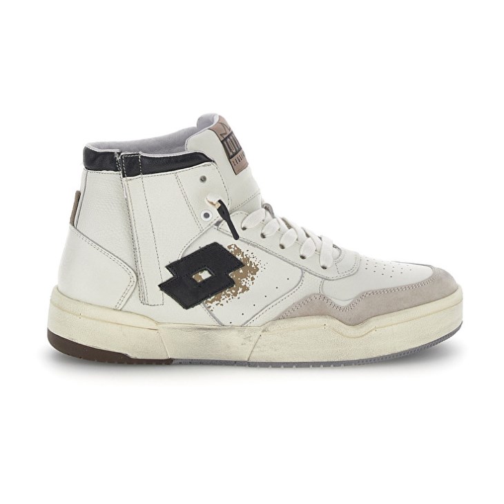 Zapatillas de Baloncesto Lotto Hoop Stars High Suede Hombre Blancas | KW713771N9