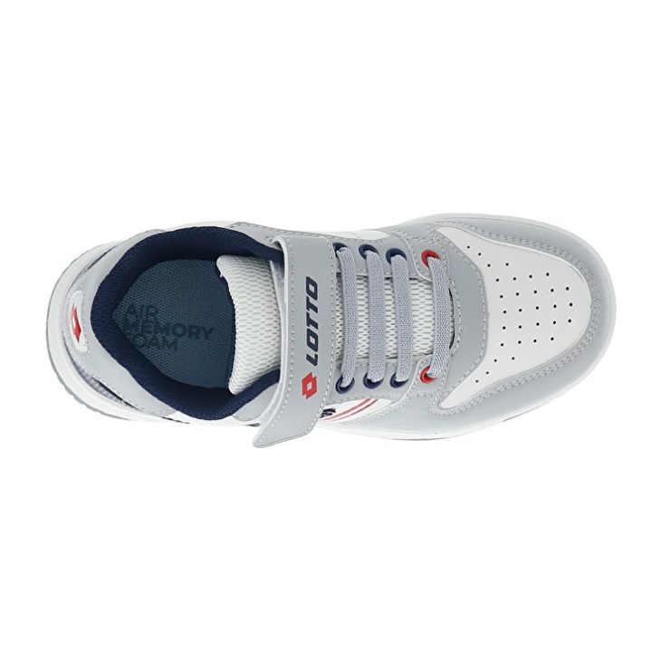 Zapatillas de Baloncesto Lotto Rocket AMF II CL S Niños Blancas Gris | EV325762K9