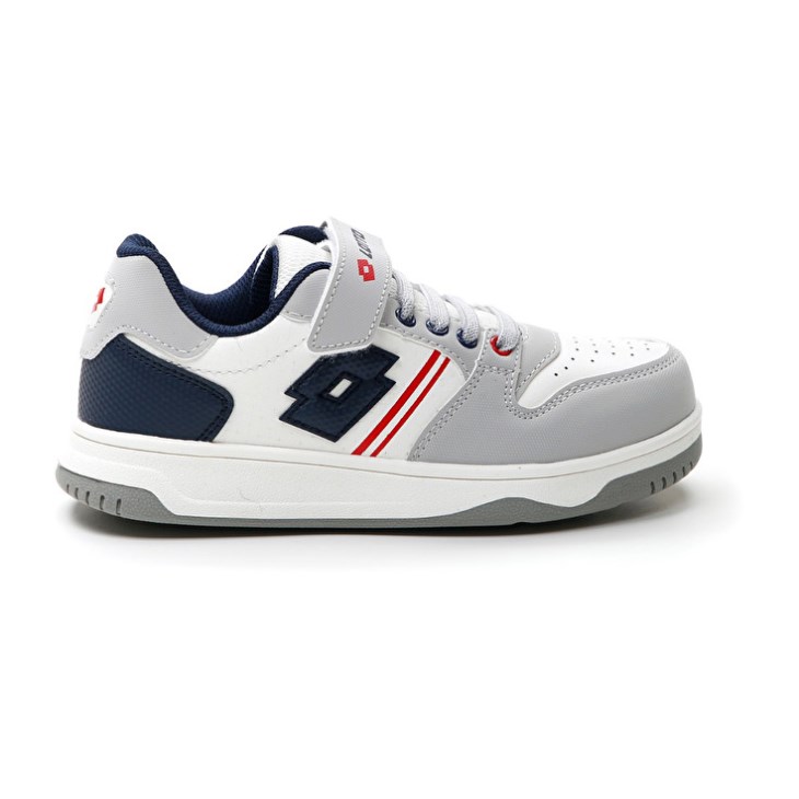 Zapatillas de Baloncesto Lotto Rocket AMF II CL S Niños Blancas Gris | EV325762K9