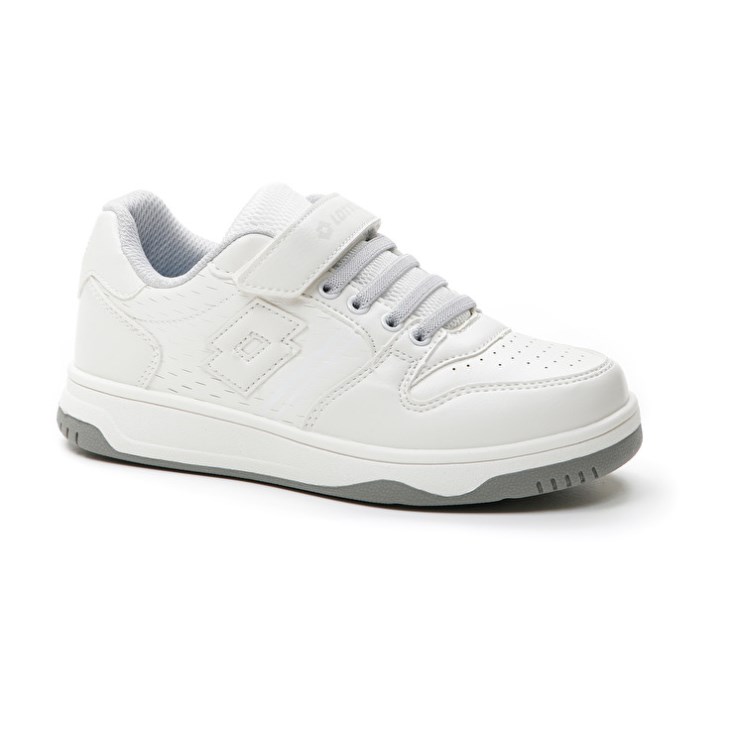 Zapatillas de Baloncesto Lotto Rocket AMF II Lth CL S Niños Blancas | OB666406E2