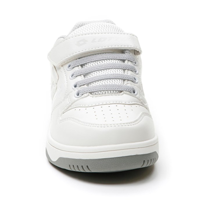Zapatillas de Baloncesto Lotto Rocket AMF II Lth CL S Niños Blancas | OB666406E2