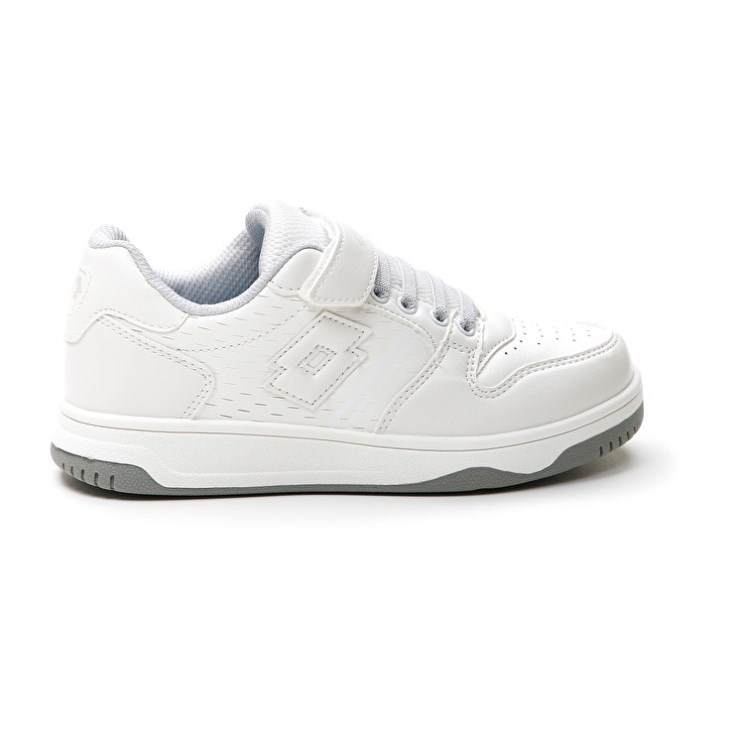 Zapatillas de Baloncesto Lotto Rocket AMF II Lth CL S Niños Blancas | OB666406E2