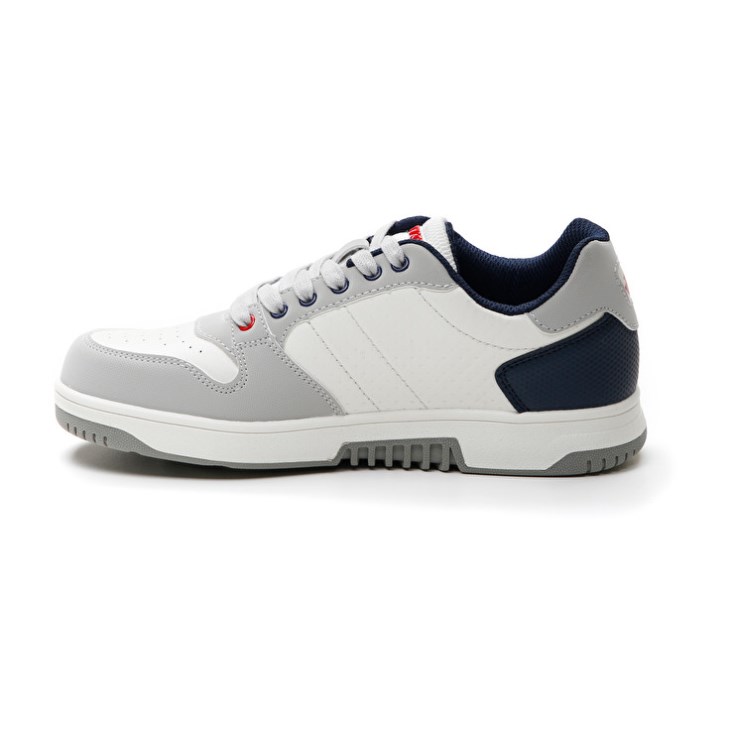 Zapatillas de Baloncesto Lotto Rocket AMF II JR Niños Blancas Azul Marino | HX986908V3