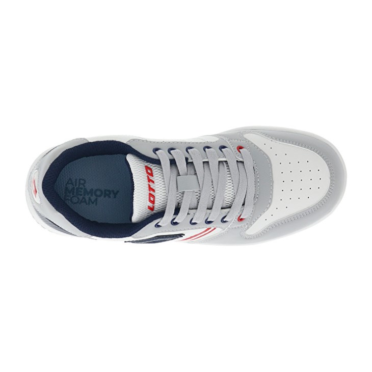 Zapatillas de Baloncesto Lotto Rocket AMF II JR Niños Blancas Azul Marino | HX986908V3