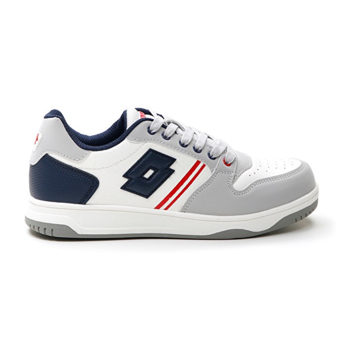 Zapatillas de Baloncesto Lotto Rocket AMF II JR Niños Blancas Azul Marino | HX986908V3