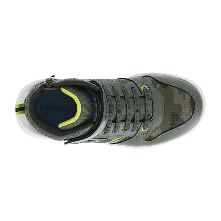 Zapatillas de Baloncesto Lotto Rocket AMF III Mid Camo CL S Niños Verde Oliva Camuflaje | XF059825F7