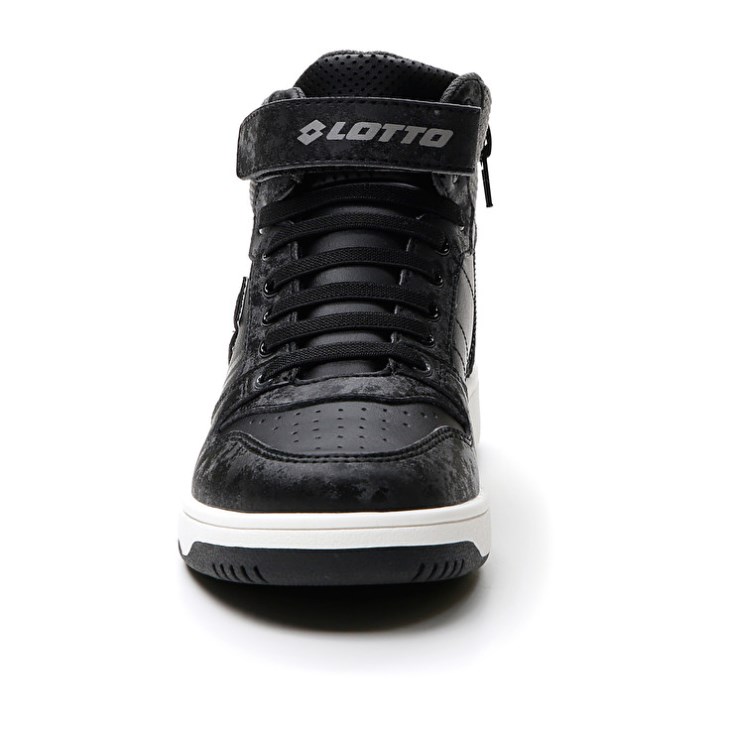 Zapatillas de Baloncesto Lotto Rocket AMF III Mid Stud CL S Niños Negras | TD099889J6