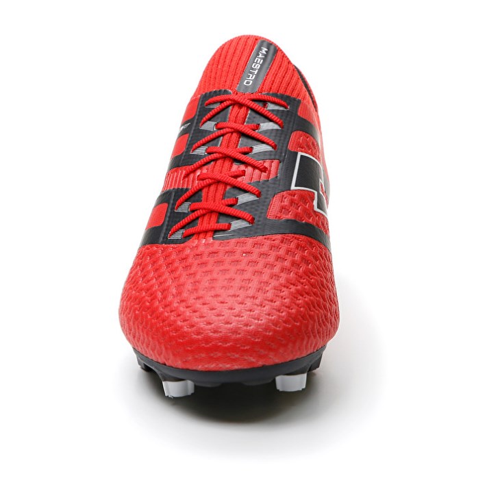 Zapatos De Fútbol Lotto Maestro 100 IV FG Hombre Rojas Negras | XE365756F3