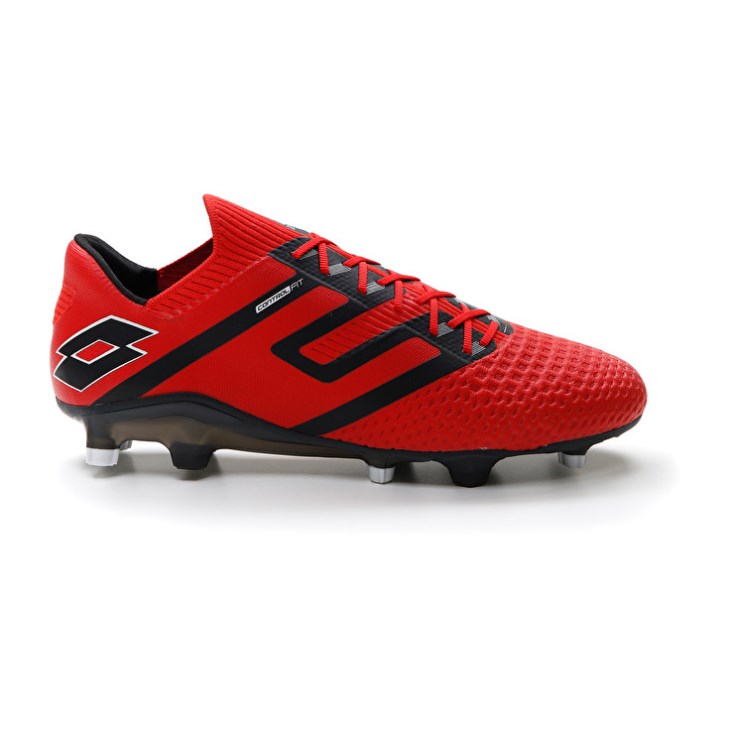 Zapatos De Fútbol Lotto Maestro 100 IV FG Hombre Rojas Negras | XE365756F3
