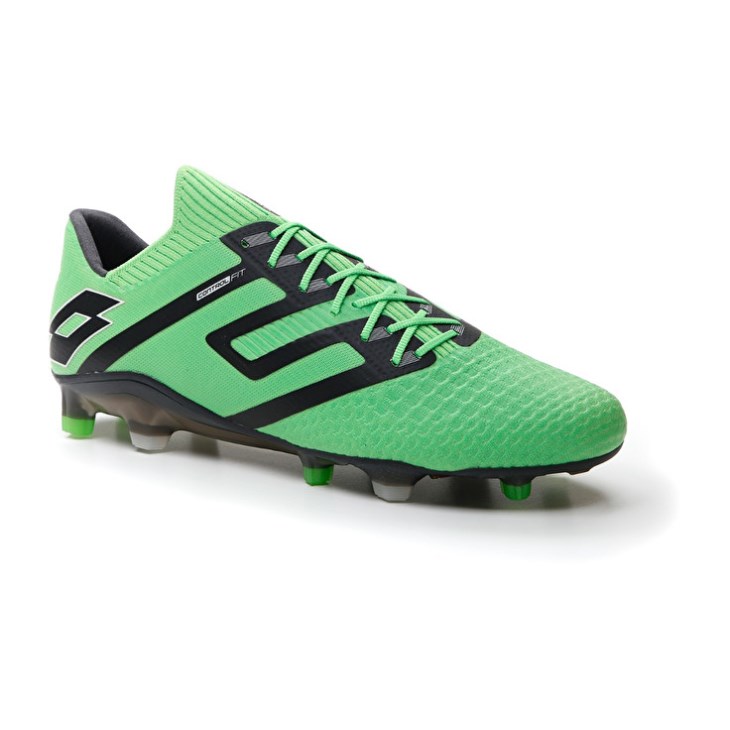 Zapatos De Fútbol Lotto Maestro 100 IV FG Hombre Verde Gris Oscuro | GK618131A2