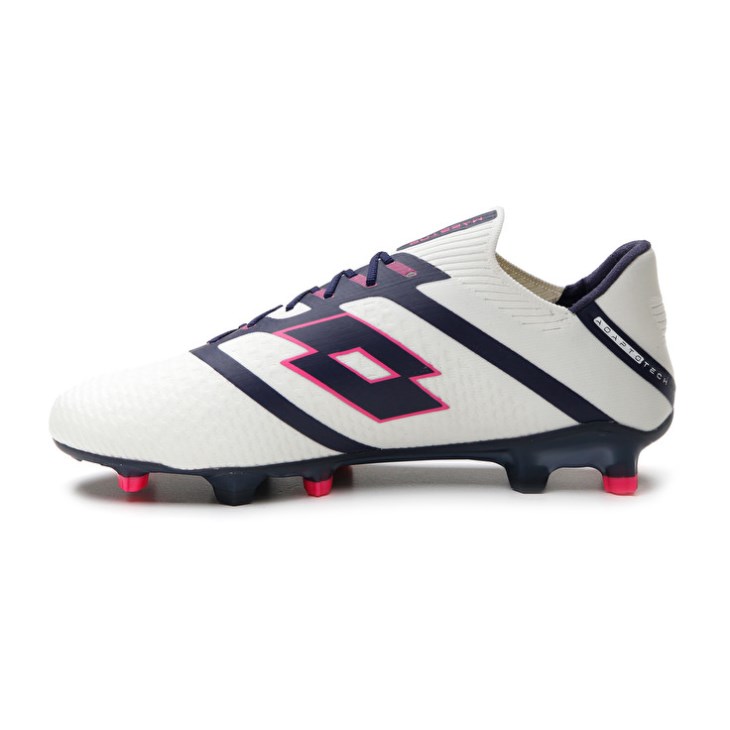 Zapatos De Fútbol Lotto Maestro 100 IV FG Hombre Blancas Azul Marino Azules | DP923782E5