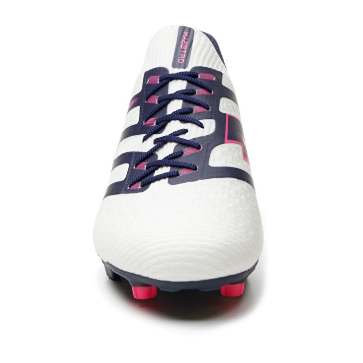 Zapatos De Fútbol Lotto Maestro 100 IV FG Hombre Blancas Azul Marino Azules | DP923782E5