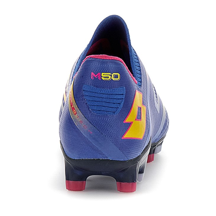 Zapatos De Fútbol Lotto Maestro 100 IV FG Hombre Azules Amarillo | AT531653D4