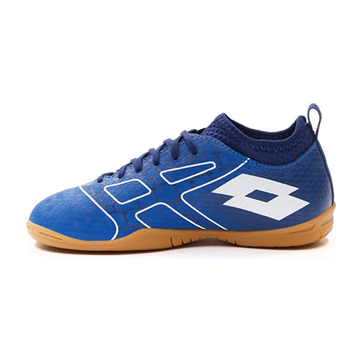 Zapatos De Fútbol Lotto Maestro 700 III ID JR Niños Azules Blancas Azules | AD538763V6