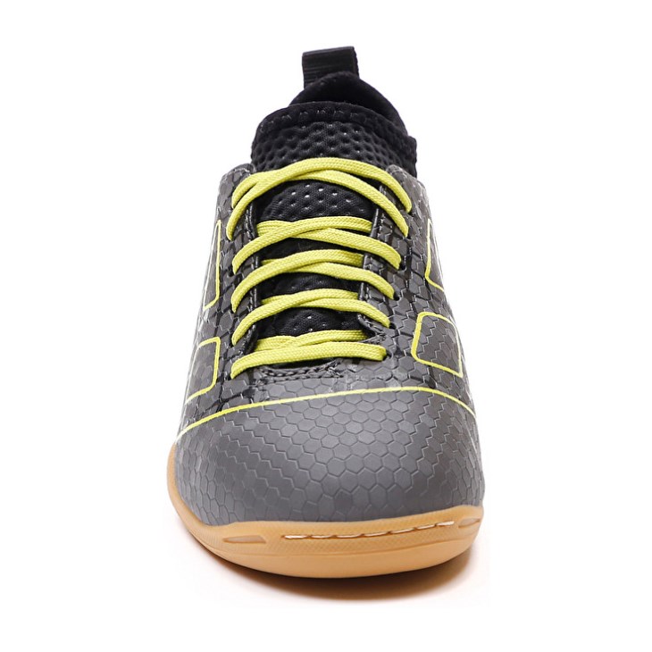 Zapatos De Fútbol Lotto Maestro 700 III ID JR Niños Gris Verde Negras | KP494049B3