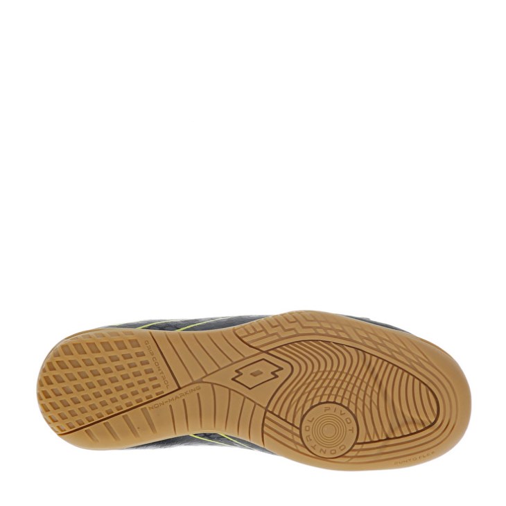 Zapatos De Fútbol Lotto Maestro 700 III ID JR Niños Gris Verde Negras | KP494049B3