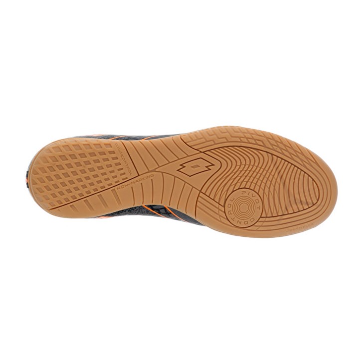 Zapatos De Fútbol Lotto Maestro 700 II ID Hombre Gris Oscuro Naranjas | GT719291G6