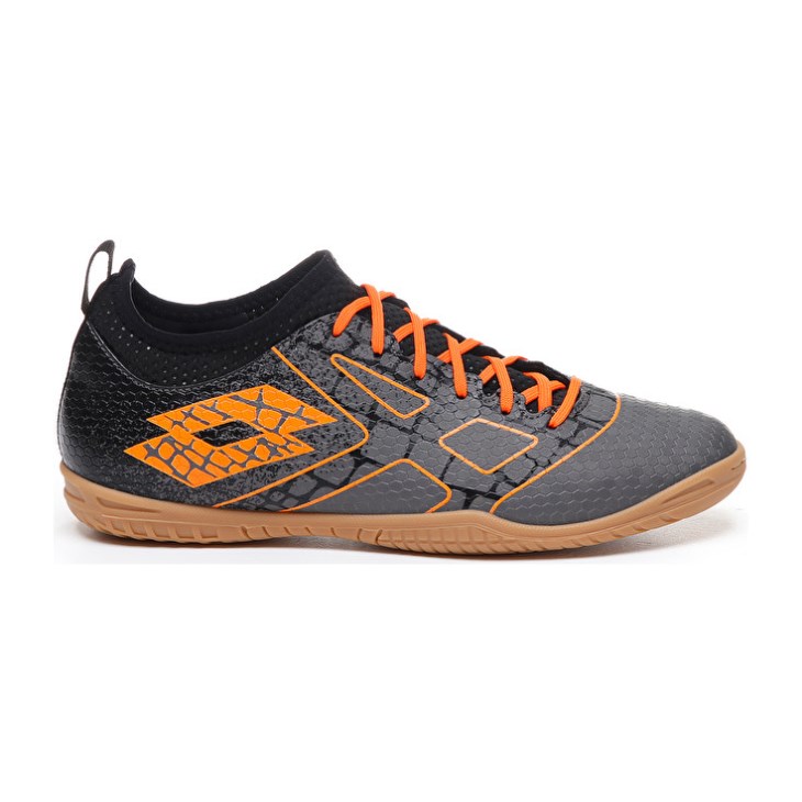 Zapatos De Fútbol Lotto Maestro 700 II ID Hombre Gris Oscuro Naranjas | GT719291G6