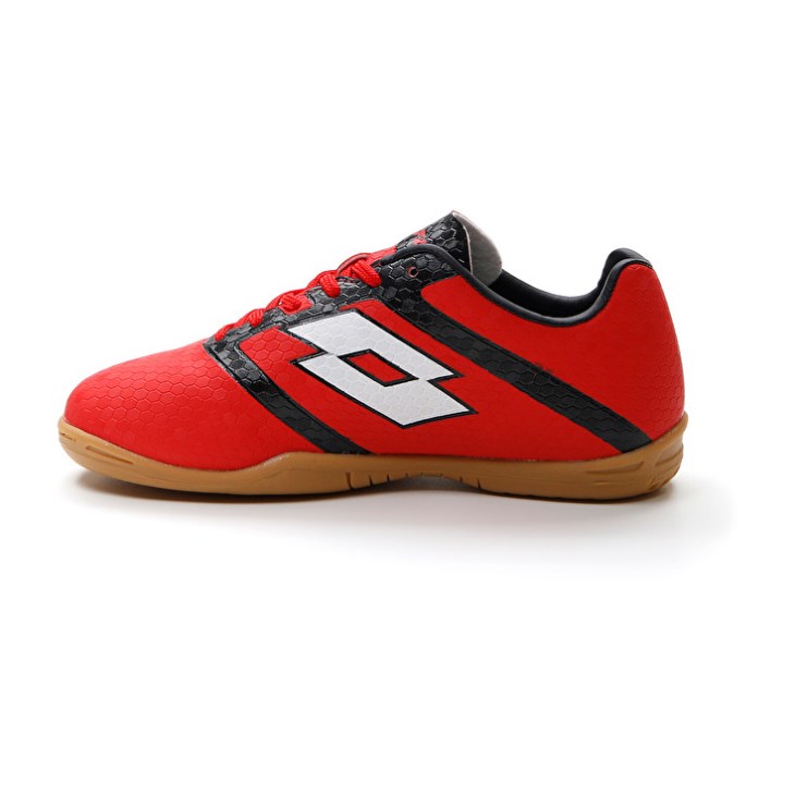 Zapatos De Fútbol Lotto Maestro 700 IV ID JR Niños Rojas Negras | AK030133C4