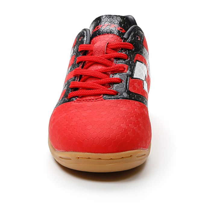 Zapatos De Fútbol Lotto Maestro 700 IV ID JR Niños Rojas Negras | AK030133C4