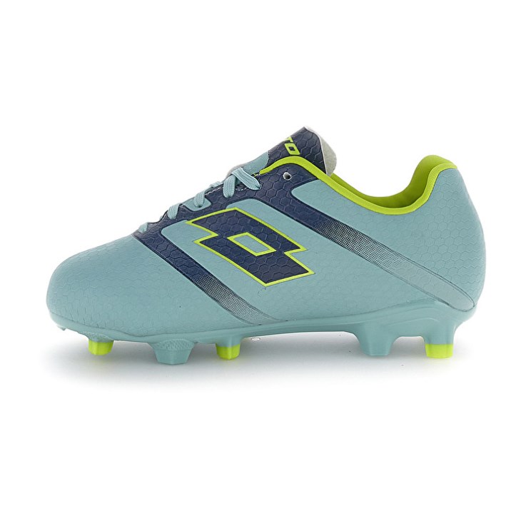 Zapatos De Fútbol Lotto Maestro 700 V FG JR Niños Verde Azules | LR004530X6