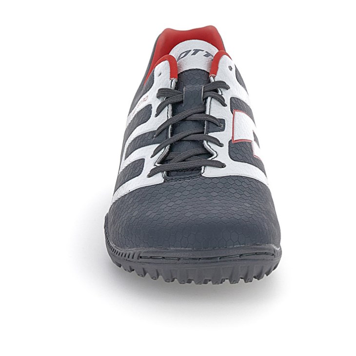 Zapatos De Fútbol Lotto Maestro 700 V TF Hombre Gris Oscuro Blancas | IH536733B1