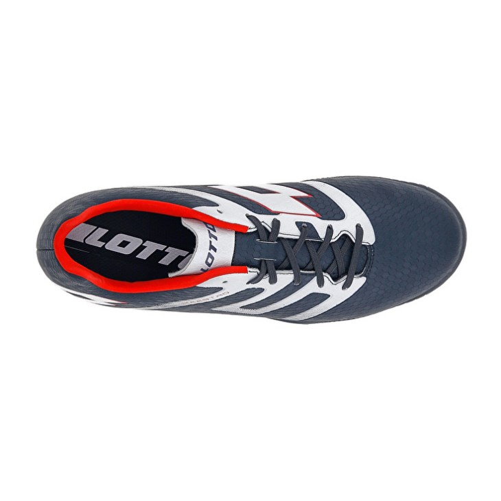 Zapatos De Fútbol Lotto Maestro 700 V TF Hombre Gris Oscuro Blancas | IH536733B1