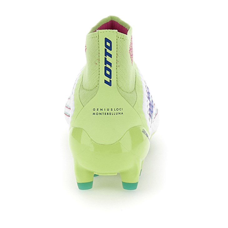 Zapatos De Fútbol Lotto Solista 100 VIII Gravity FG Hombre Verde Blancas | KC330003F1